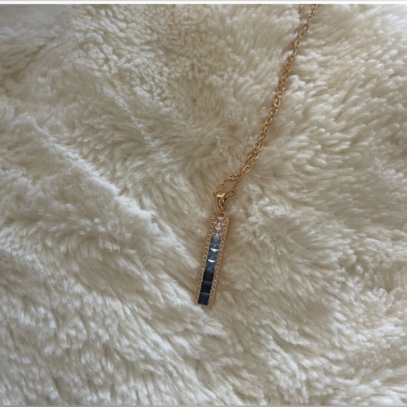 NWT VINCE CAMUTO Blue Ombre CZ Necklace - Picture 6 of 6